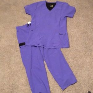 Purple Scrubs- Wonder wink